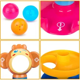 toyrentto 5 Layer Roll Ball Drop Toy for Babies – Colorful Learning Tower for 1+ Kids image 5