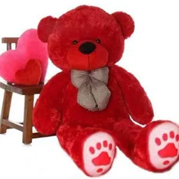 Soft Teddy bear 3 Feet Red Color - 90 cm-19