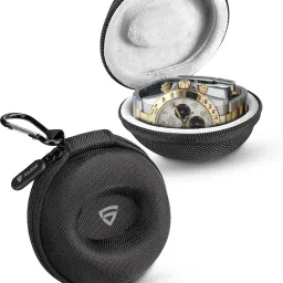 Travel Watch Case & Organizer | Single Storage Watch Box with Zipper Watch Box-image-85