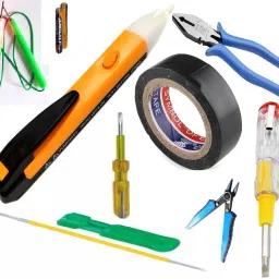 8 pcs Tester 90-1000V AC Voltage Detector Circuit Test Pen, 6inch screw driver Analog Voltage Tester-image-68