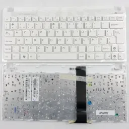 TechSonic Asus Eee PC 1015 Laptop Keyboard White Laptop Keyboard Replacement Key-image-95