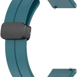 TRENDINGVIEW TRVMGT22TL139 Silicone Strap for Watch 22mm With Magnetic Folding Buckle Lock 22 mm Silicone Watch Strap-image-28