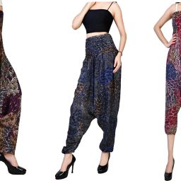 Printed Rayon, Cotton Women Harem Pants-image-38