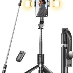 Sconzi Portable Selfie Stick Tripod with Wireless Remote & Flashlight Tripod-picture-24