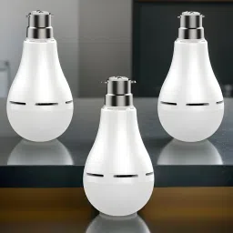 Emergency Bulb 9W LED 1200mAh battery 4 hrs emergency light Pack of 3 bulbVF487 4 hrs Bulb Emergency Light-image-81