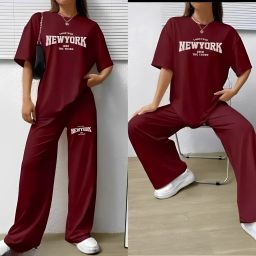 Tshirt Pant Co-ords Set-image-73