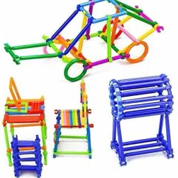 villy educational building blocks creative smart sticks for different shape of game toys set for kids- Multi color image 3