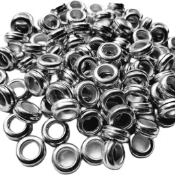 Silver Round Brass 80 pcs Pigeon Foot Ring Bird Shoulder Guard-image-49