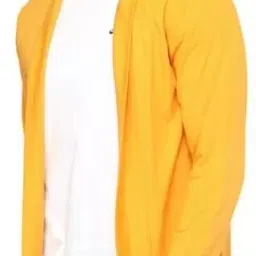 Men Jacket Style Full Sleeve Yellow Shrug-image-60