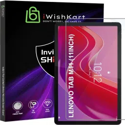 iWishKart Edge To Edge Tempered Glass for Lenovo Tab M11 10.95 Inch, Military grade Edge to Edge Premium gorilla temper / tg black glass screenguard with Self Installation Guide - Wet & Dry wipes, Dust Absorber [With Warranty] tab / tablet ka gilas cover-image-60