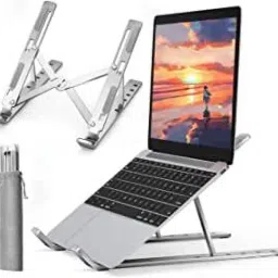 WEFLY Adjustable Laptop Stand, Portable Folding Laptop Riser for Desk Computer Stand Adjustable Laptop Stand, Portable Folding Laptop Riser for Desk Computer Stand Laptop Stand image 2