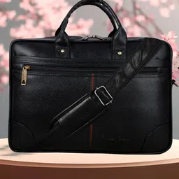 HARD CRAFT Men Laptop Bag With Detachable Sling Strap-image-82