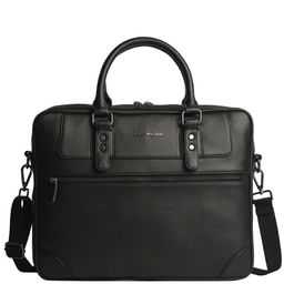 Gauge Machine 16" Black Messenger Laptop Bag with Detachable Strap-32