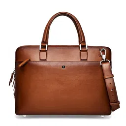 Lapis Bard Men Leather Laptop Bag-image-69