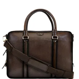 Eske Unisex Textured Leather Laptop Bag 40.64 cm-31