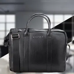 Cross Men Solid Zip Closure Laptop Bag-14