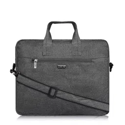 LOREM Unisex Grey Laptop Bag-21