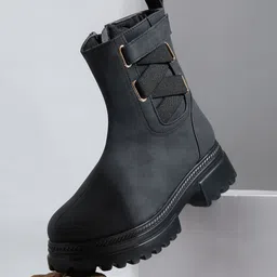 VALIOSAA Women Heeled Mid-Top Regular Boots-image-98