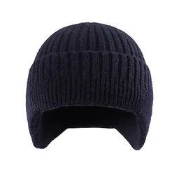Gajraj Unisex Self Design Woollen Beanie-4