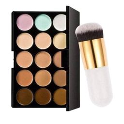 Lenon Set Of 2 15 Contour Palette & Foundation Brush-7