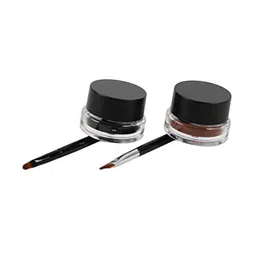 Lenon Gel Eyeliner - Black & Brown & Eye Brow Pencil - Black, Brown & Grey-46
