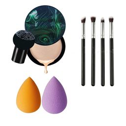 Lenon Set of 7 Makeup Puff - Sunisa Foundation & Eye Makeup Brush-41