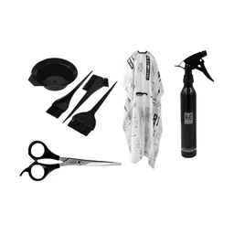 Lenon Set Of 7 Spray Bottle, Dye Bowl & Apron-37