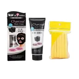 Lenon Set Of 2 Charcoal Mask With Puff Sponge-12