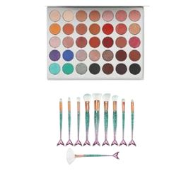 Lenon Eyeshadow Palette With 10Pcs Brush-99