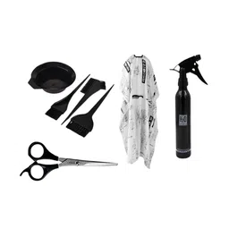 Lenon Set Of 4 Dye Bowl, Scissor, Apron & Spray Bottle-3