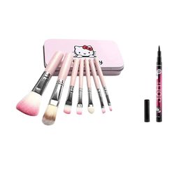 Lenon Eyeliner With Set Of 7 HelloKitty Makeup Brush-49