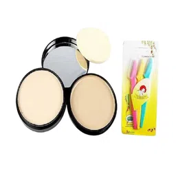 Lenon Compact Powder & Set Of 3 Razors Combo-2