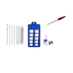 Lenon Set Of 107 Artificial Nail With Glue, Nail Filer & Black Head Remover-16
