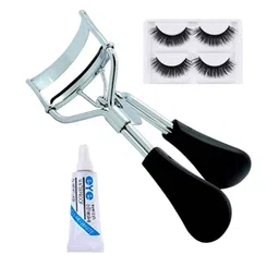 Lenon Set Of 4 Eyelashes Eyelash Curler & Eyelash Glue-55