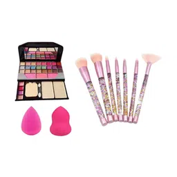 Lenon Makeup Kit 300 g With 7Pcs Makeup Brush & 2Pcs Beauty Blender-57