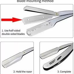 Lenon Set Of 12 Combs With Scissor And Steel Razor image 3