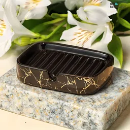 The Better Home Black Ceramic Soap Dish-image-80