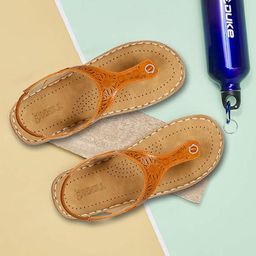 Denill Laser Cut Open Toe Flats-image-63
