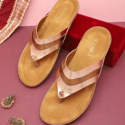 ICONICS Women T-Strap Flats-image-52