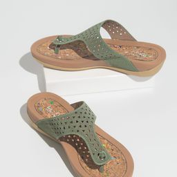 Inc 5 Laser Cuts T-Strap Flats-image-15