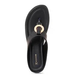 Khadims Women Embellished T-Strap Flats image 3
