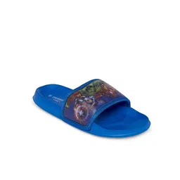 Pantaloons Junior Boys Blue & Red Printed Sliders-picture-14