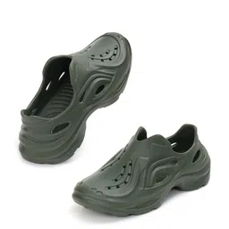 The Roadster Lifestyle Co. Men Casual Self Design Clog Sandals-picture-2