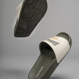 Red Tape Men Printed Lightweight Sliders-10
