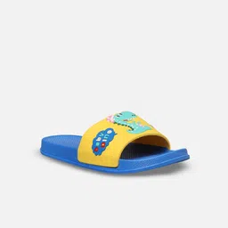 Yellow Bee Boys Dinosaur Printed Sliders-17