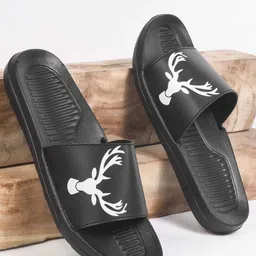 PERY PAO Men Printed Sliders-picture-12
