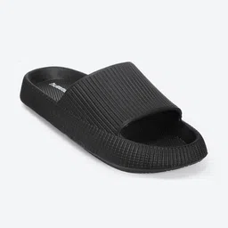 hummel Men Textured Rubber Sliders-2