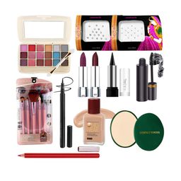 G4U 16 Piece Complete Makeup Kit for womenGlamourFestive Makeup Set 49-12