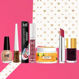 MI FASHION Transform Your Look To Trendy Look Set Of 7 Makeup Kit-21
