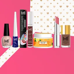 MI FASHION Glam Up Your Look And Routine Set Of 7 Beauty Makeup Kit-31